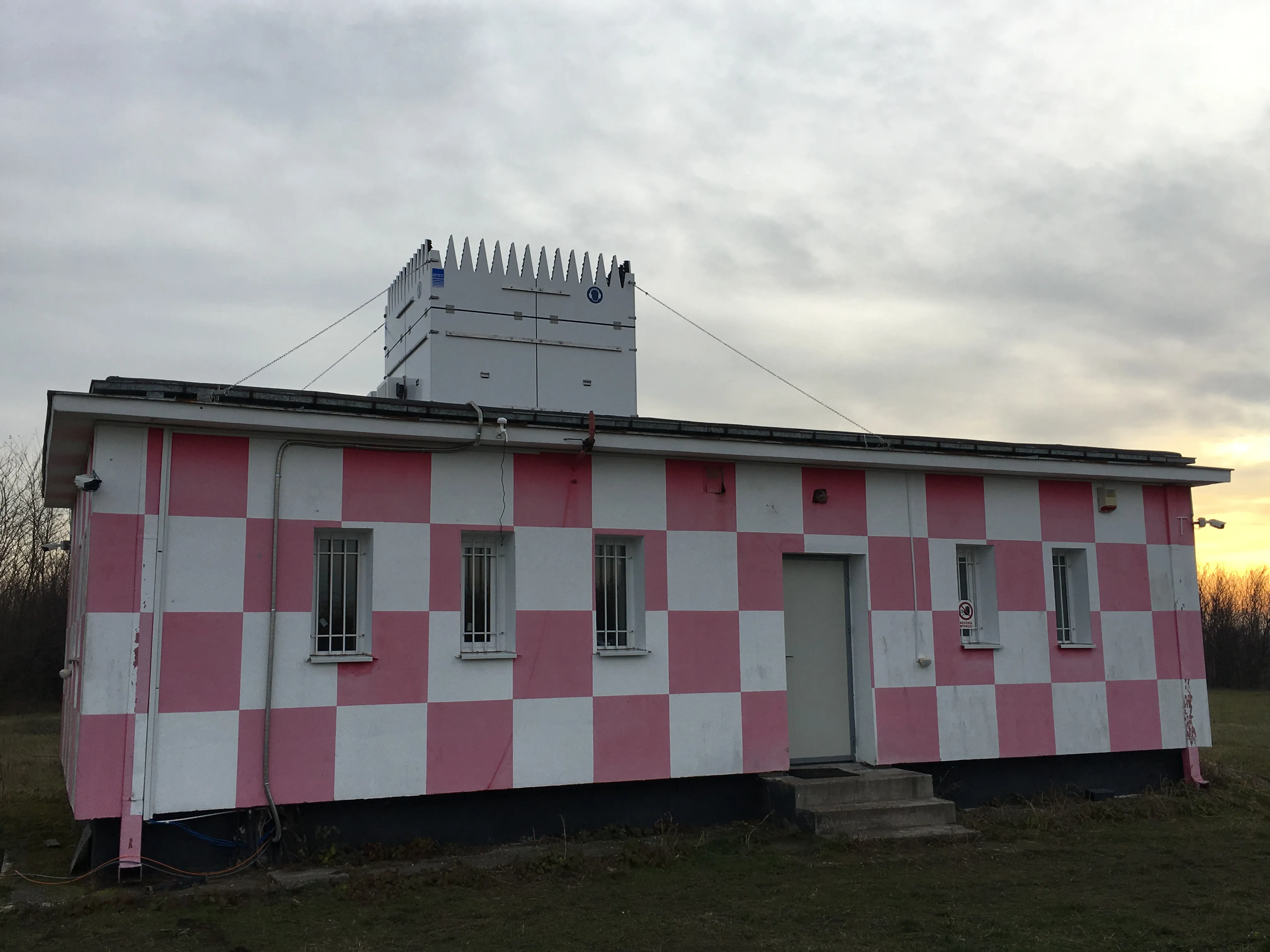 METEK Doppler SODAR installed on the station roof at Otopeni Airport